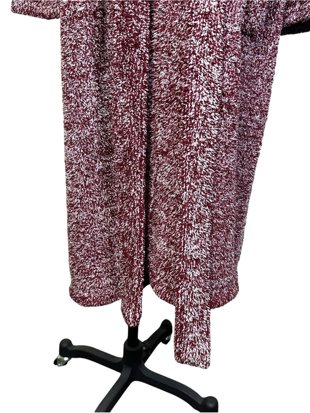 Barefoot Dreams CozyChic Robe Women’s Sz 1 Small Red Marled Soft Lounge Belted - Picture 5 of 12